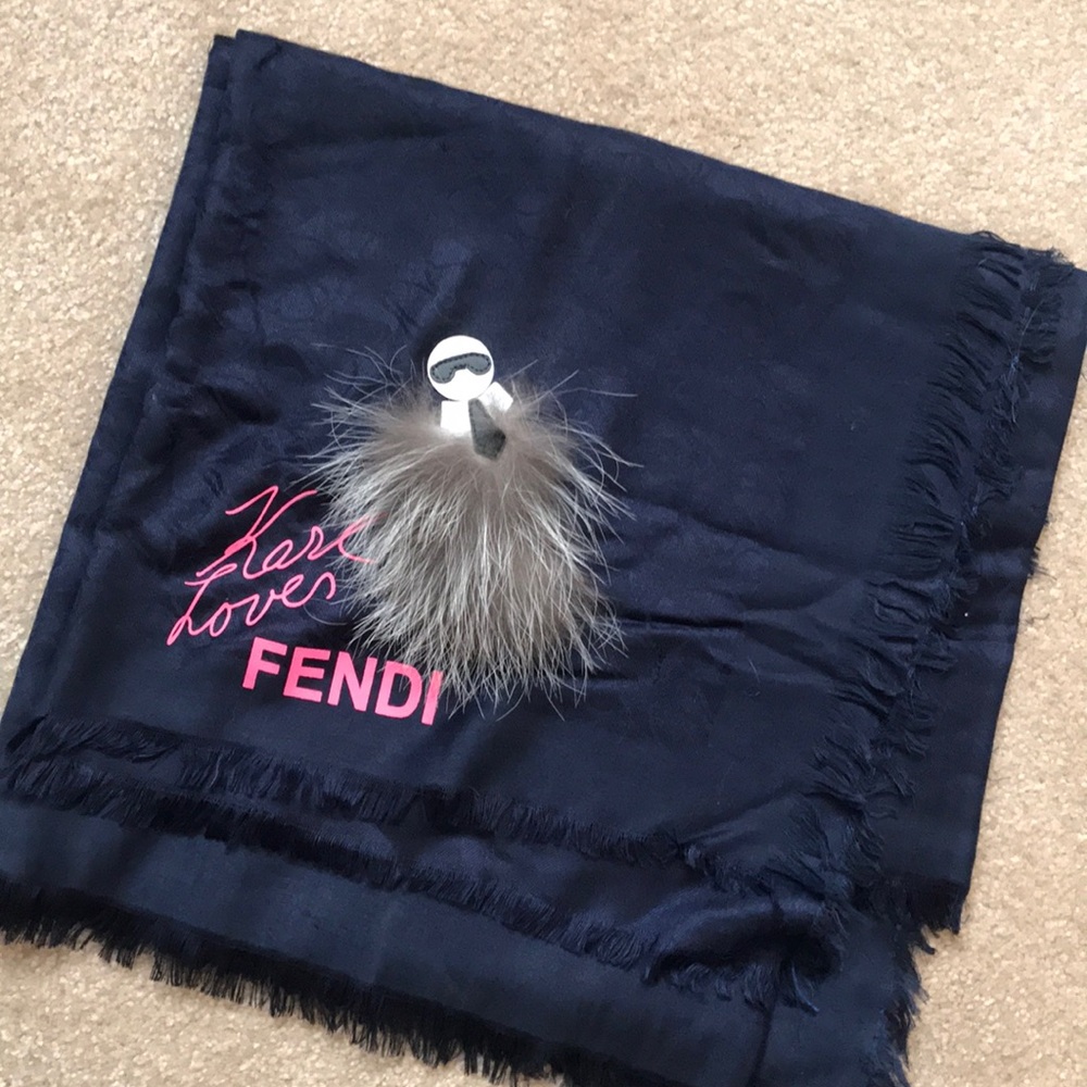 Karl Loves FENDI pashmina